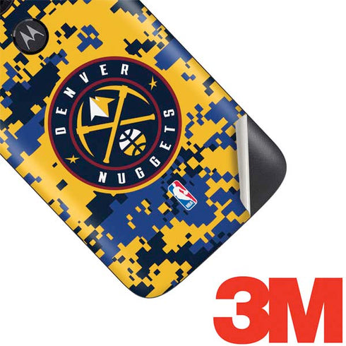 NBA Denver Nuggets Digi Camo Moto E5 Play Skin
